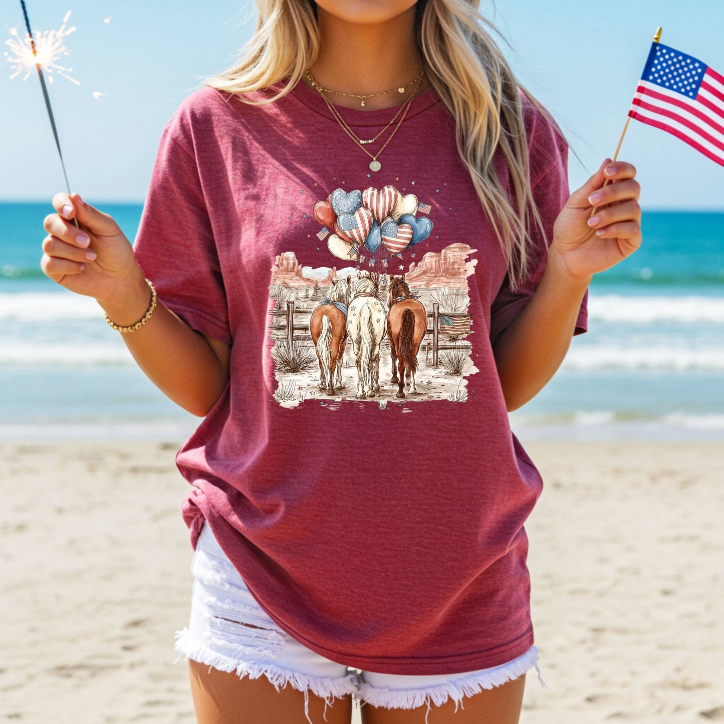 Patriotic Horses