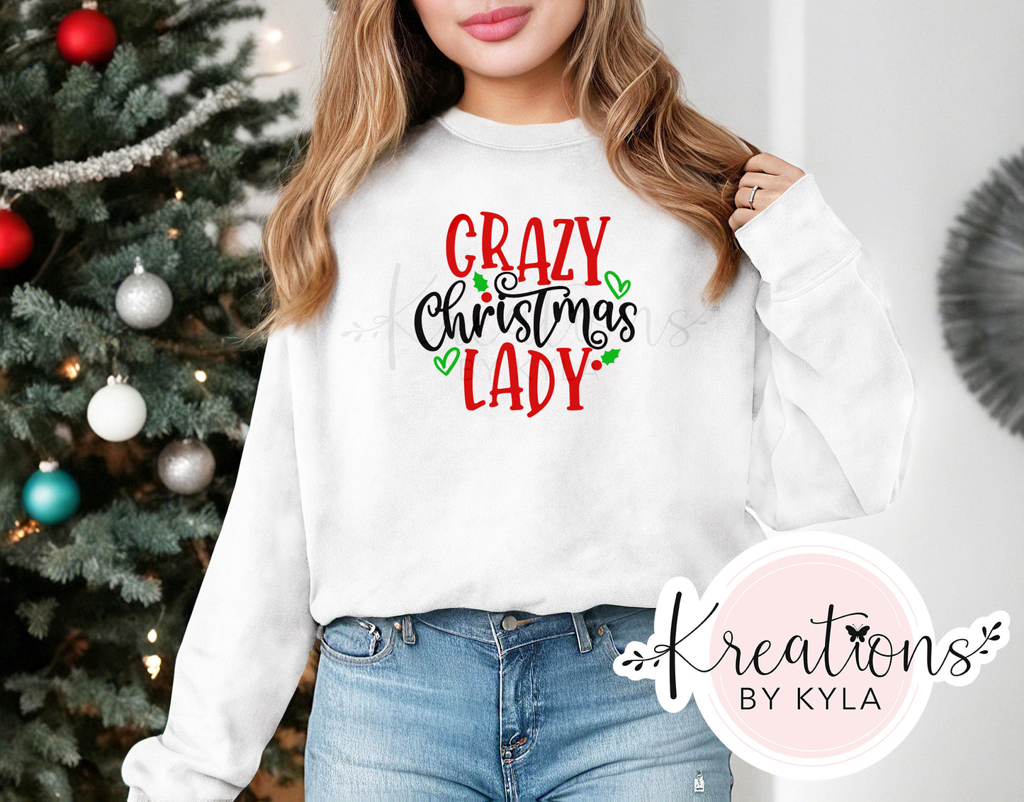 Crazy Christmas Lady