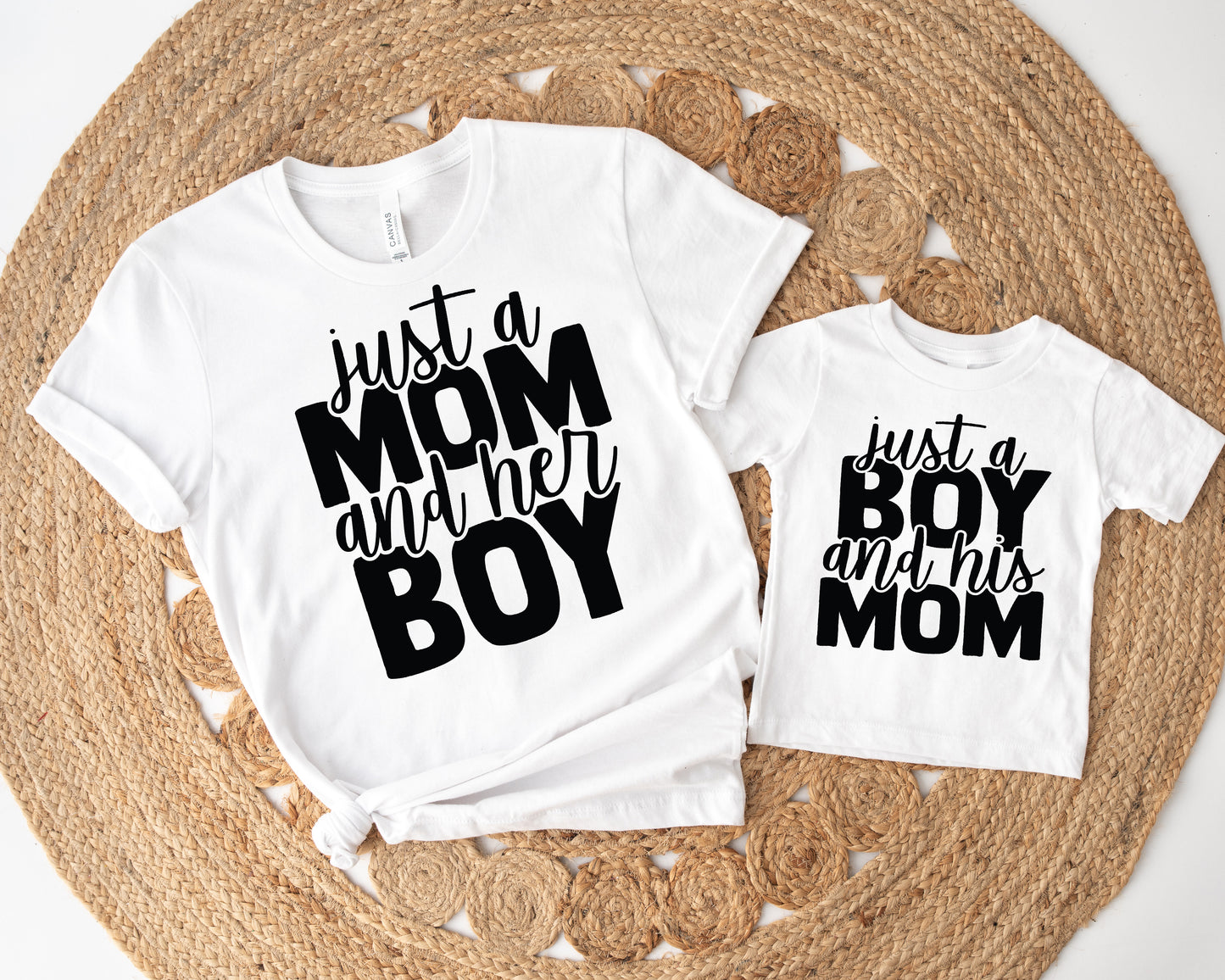 Just a mom and her boy