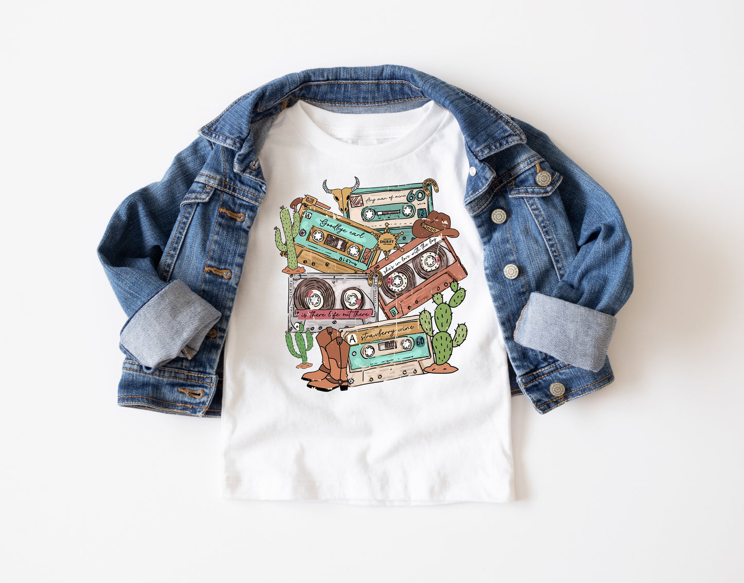 Camiseta con cinta de casete 2