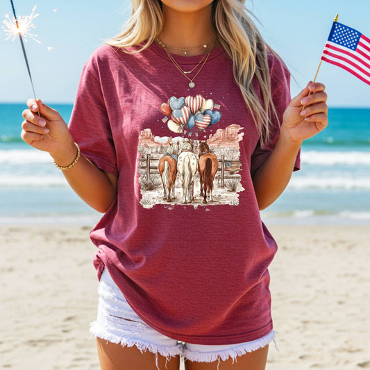 Patriotic Horses