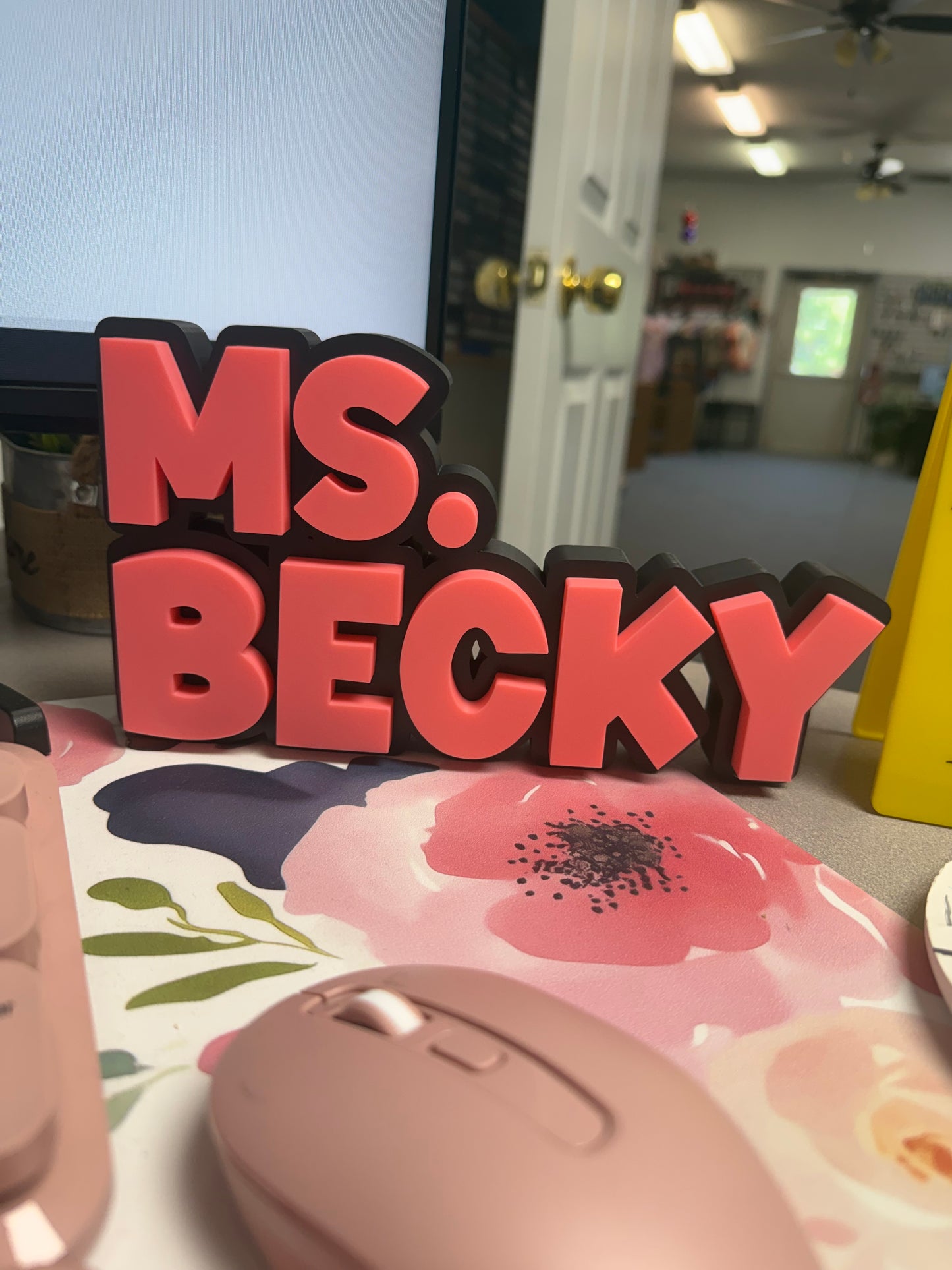 Desk Name Plate