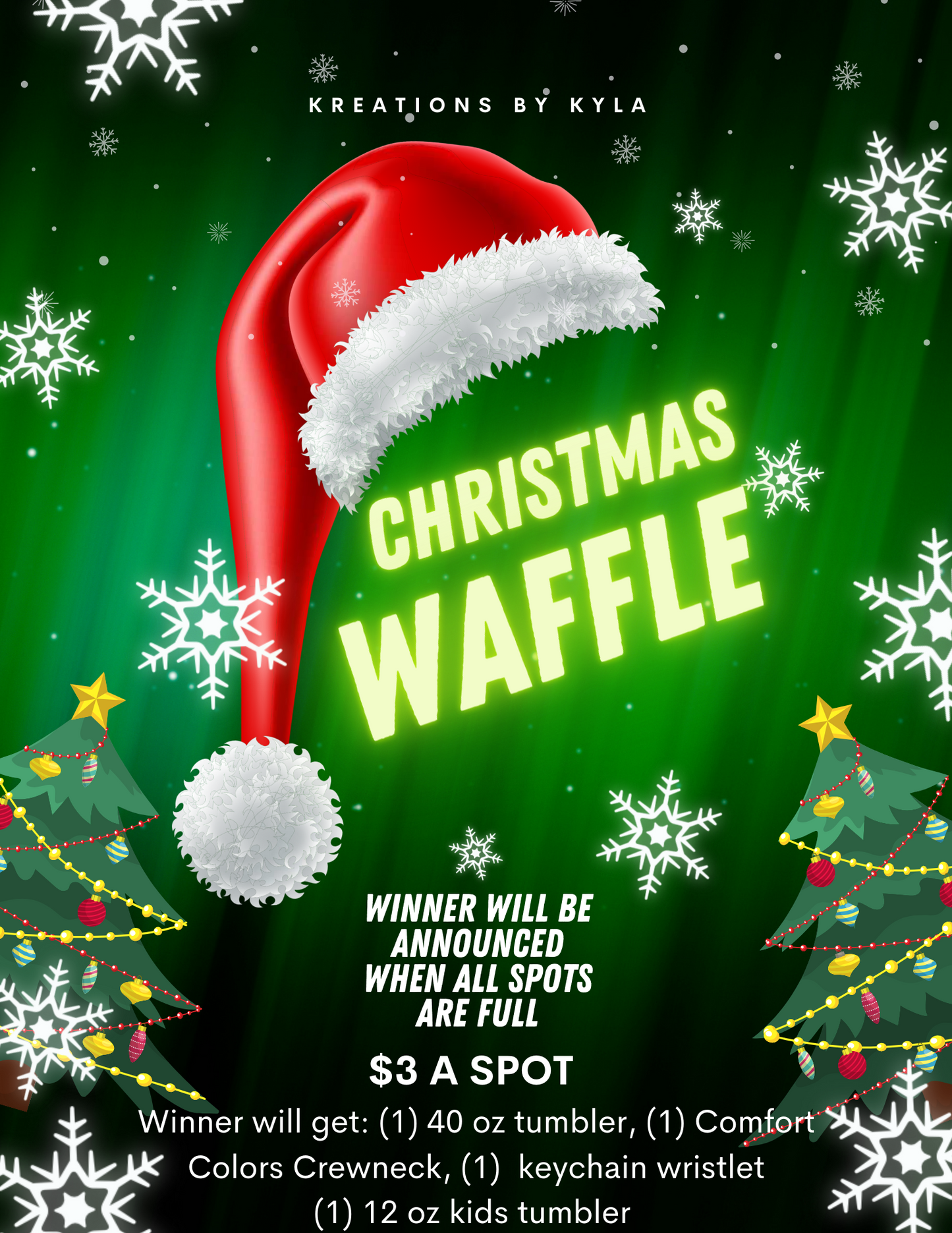 Christmas Waffle