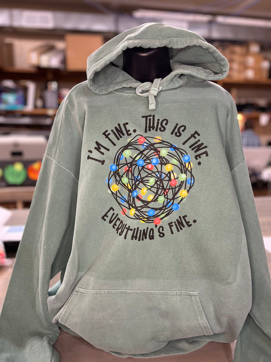 2X this is fine sweatshirt