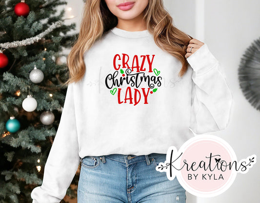 Crazy Christmas Lady